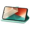 For Xiaomi Redmi Note 13 4G Leather Case Wallet Card Slots Phone Cover Mandala Embossed
