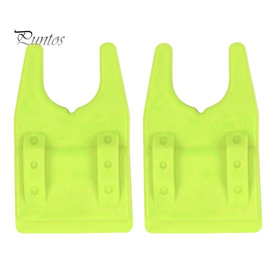1 Pair Silicone Bucket Fishing Rod Holder Portable Lightweight Non-slip U-shaped Clamp-on Lure Container Bucket Fishing Pole Rest Rack Raft Fishing