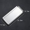 Rectangular 304 Stainless Steel Plate Barbecue Plate Hot Pot Buffet Tray Square Snack Dessert Trays Kitchen Cook Accessories