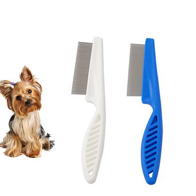 Pet Hair Grooming Comb Flea Shedding Brush Puppy Dog Stainless Comb