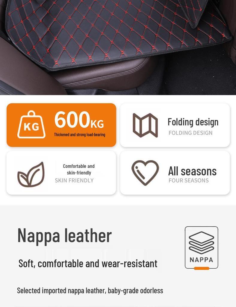 Foldable Car Rear Seat Sleeping Mattress - Inflatable-Free