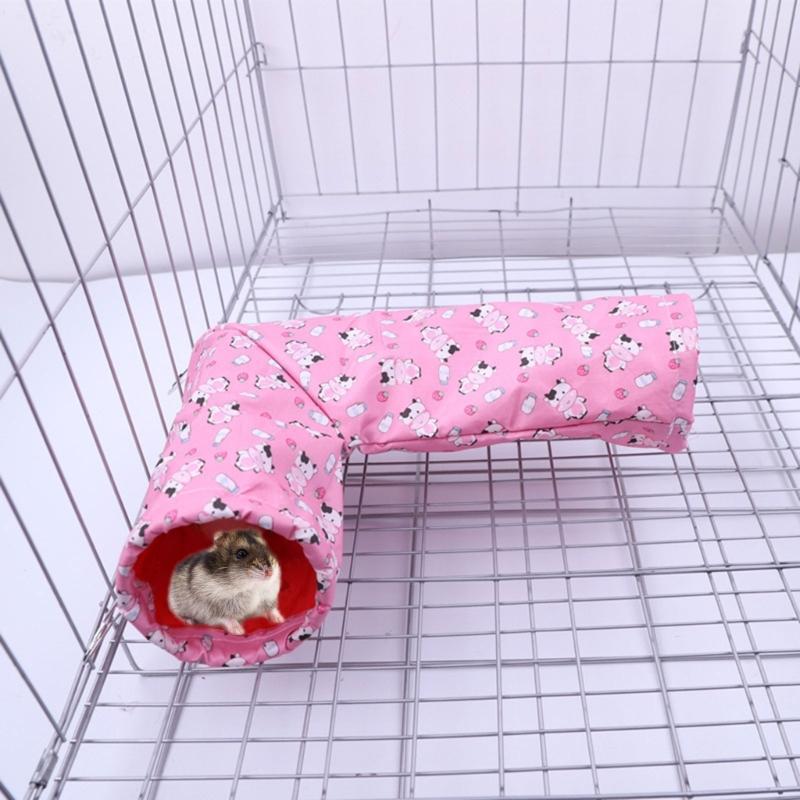 Rabbit Bunny Tunnel Hideout and Tubes Guinea Pigs Tunnel Hide Toy Hideout for Small Dwarf Rabbits Guinea Pigs Toy