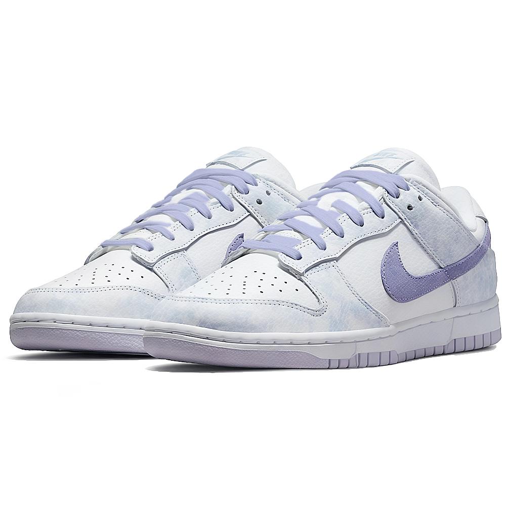 Nike Dunk Slip Resistant Low top Skateboard Shoes Women's Purple White DM9467-500(Team1007-)