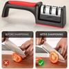 Quick Handheld Knife Sharpener Household Multi-function 3 Stages Type Sharpening Tool Stainless Steel Sharpening for Kitchen