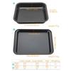 2 Sizes Square Cake Pan 9.5x7 8x8 Inch Carbon Steel Mini Baking Pans Premium Non-Stick Bakeware Set Kitchen Tools