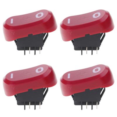 4Pcs Electric Switching for Wet Dry Vacuum Cleaner Vacuum Switching Power Switching Replacement Motor Power Supply Accessories