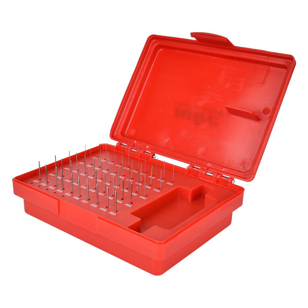 50Pcs Set M0  0.011 0.060 Inch Steel Plug Pin Gage Set 0.0002 Inch Precision