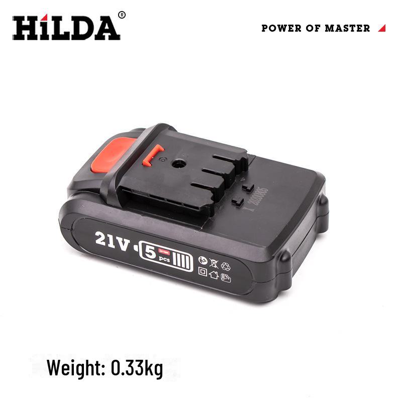 HILDA 4-Inch One-Handed Electric Lithium Chainsaw for Woodworking and Garden Felling.