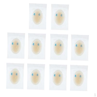 Blasenpflaster, Gel-Hydrokolloid-Pflaster – 10 Stück selbst – größere Wunde – Nr. 1