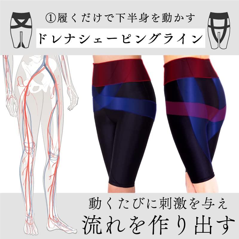 Draina Shape Perfect Line EX Large Pelvic Corrective Tummy Compression [Draina Shape] Girdle, Size, Girdle, Girdle, Tightening, (M Size)