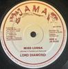 7inch Record LORD DIAMOND  Miss Lorna JA0020 Jama 1976 UK Reggae Ska  Dub Used