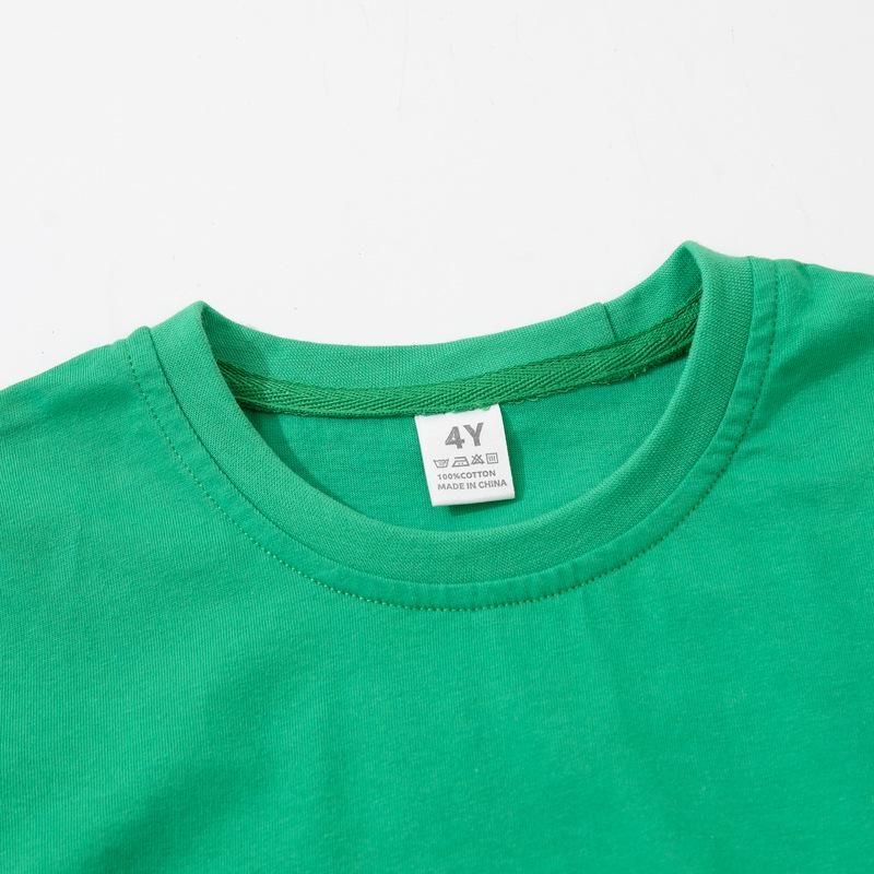 Green Kids' St. Patrick's Day Two-Piece Long-Sleeve Shamrock Party Outfit