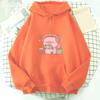 Cute Little Piggy Gamer with Headphones Hoodies Women Kawaii Streetwear Sweatshirts Graphic Pullovers Clothing