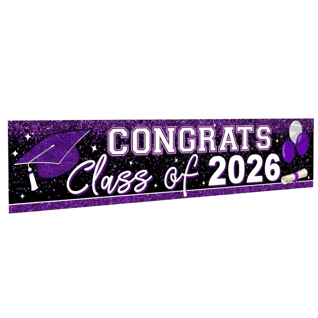 Graduation 2026 Graduation Event Party Decoration Hanging Banner Polyester Flag