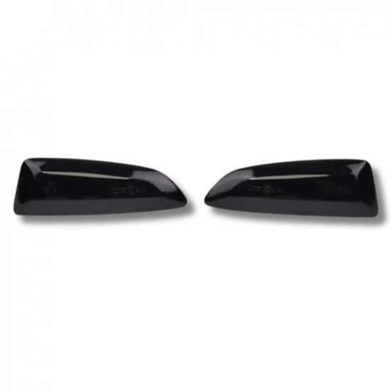 Side Indicators Set LED Dynamic For Vauxhall Grandland X 17- Repeater Black Pair