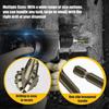 Four-Edged Eccentric Drill Bit Skewed Head High Hardness Tile Drill Bit Serrated Concrete Drill Bit Set Drilling Tool