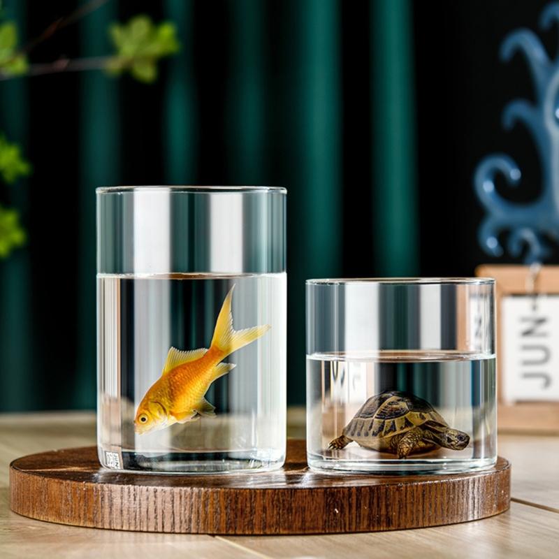 Vaso Decorativo in Vetro Vasi Cilindrici in Vetro per Bellissimi Centrotavola