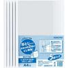 KOKUYO File Rail Clear Folder, A4, 5-Pack, F-WTP760WX5