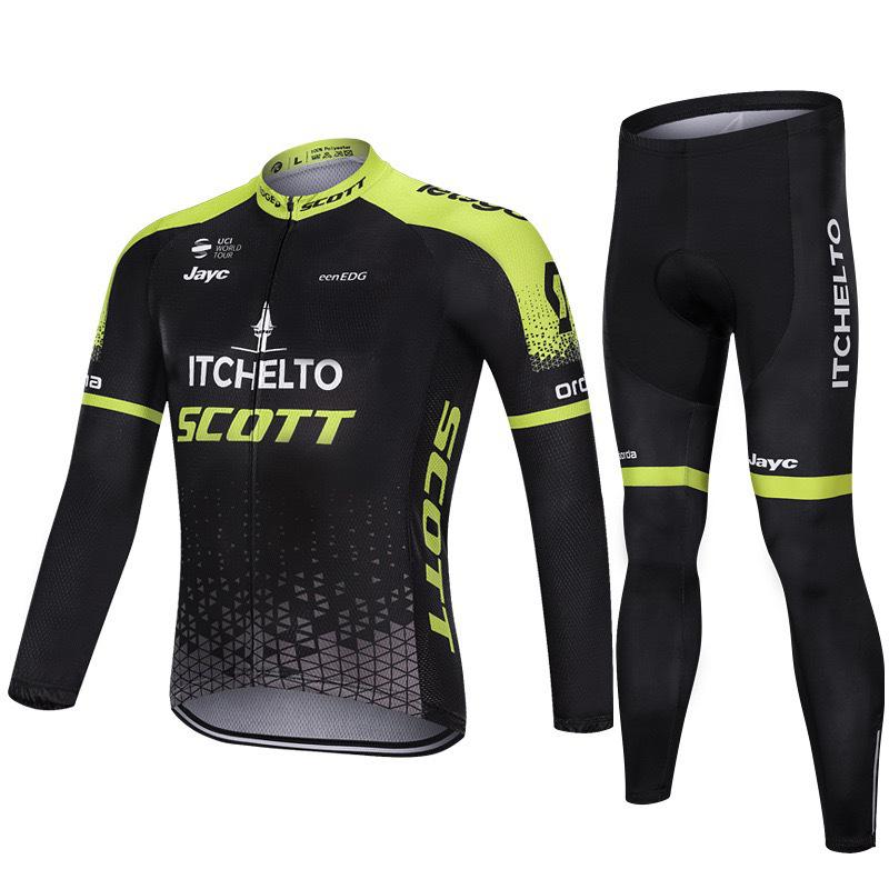 Racing Road Bike Mountain Bike Cycling Sportswear Long-sleeved Set, Breathable and Quick-drying 2026 Autumn Long-sleeved Breathable Cycling Suit