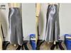 Women's Satin Acetate Light Luxury Elegant Skirt for Spring, Summer, and Autumn