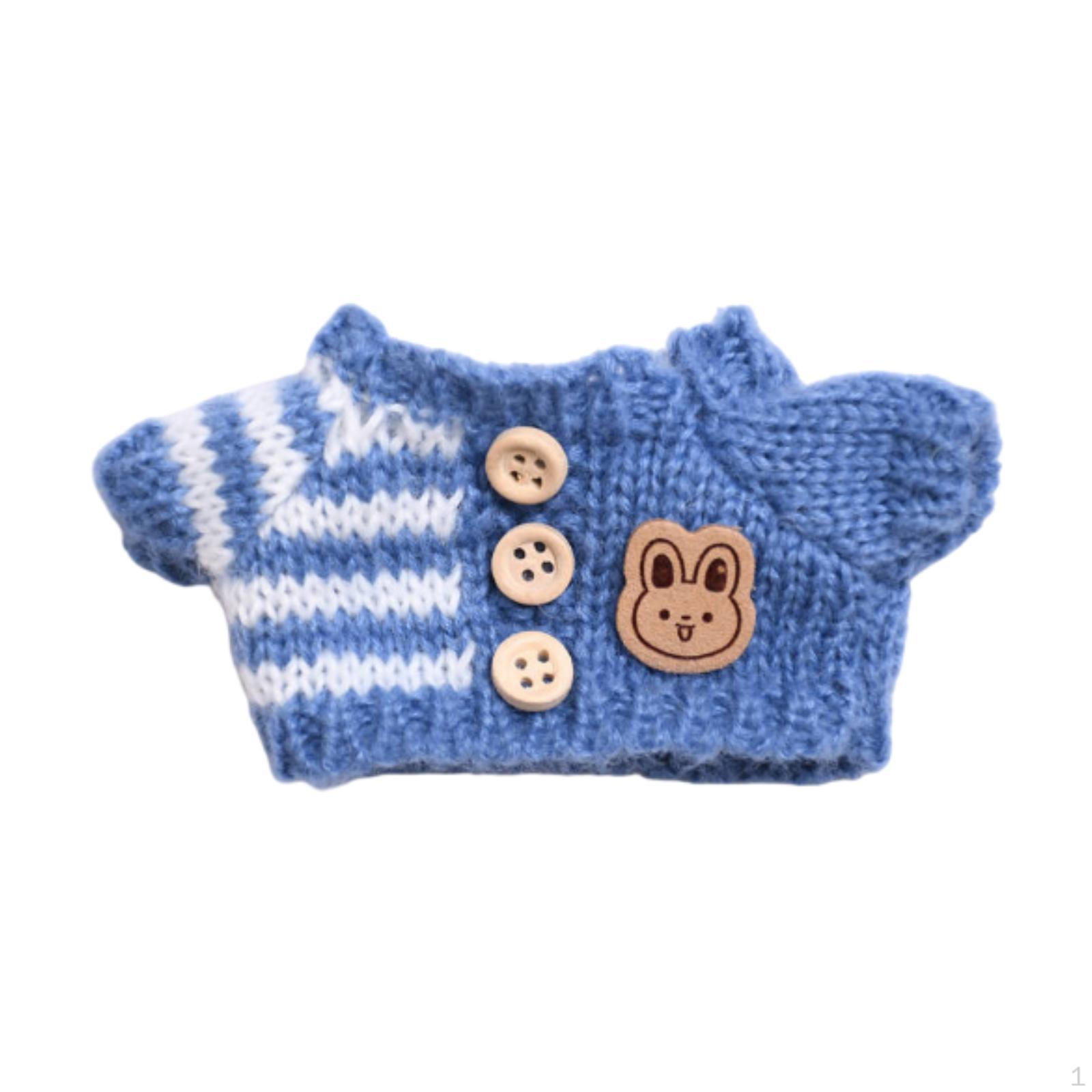 

Свитер для кукол, одежда для кукол, костюмы, наряды, для 15-17 см, подарки на день рождения blue sweater