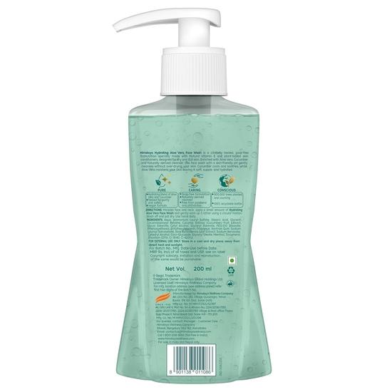 Himalaya Face Wash - Aloe Vera, 200ml Bottle