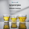 HANDUNYOU 100ml Tempered Glass Drinking Cups (10-Pack)