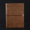 "Retro PU Leather A5 Travel Notebook - Creative Student & Business Customizable B5 Loose-leaf Handbook"