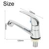 Basin Faucet Single Cold Sink Faucet Bathroom Faucet Chrome Single Handle Hole Bathroom Kitchen Basin Mixer