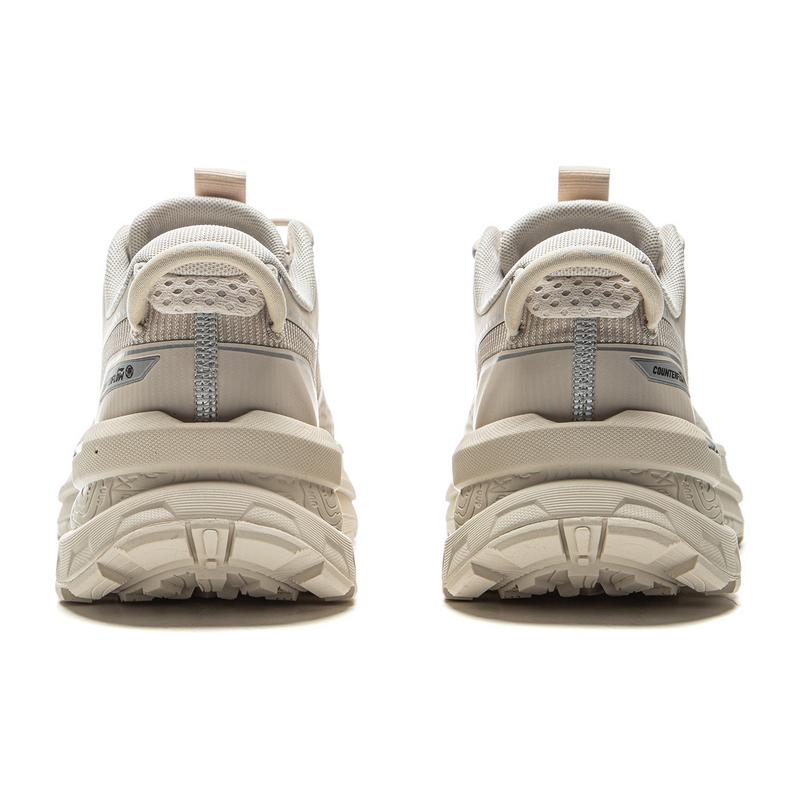 New LiNing CF Su Xingchuan Shock Absorbers Slip Resistant Breathable Low top Hiking Shoes Unisex Gravel White Gray AHTU023-17