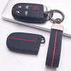 Key Cover for Jeep cherokee challenger charger durango grand journey 300 pacifica with Keychain Anti-Scratch Guard Shockproof Protection