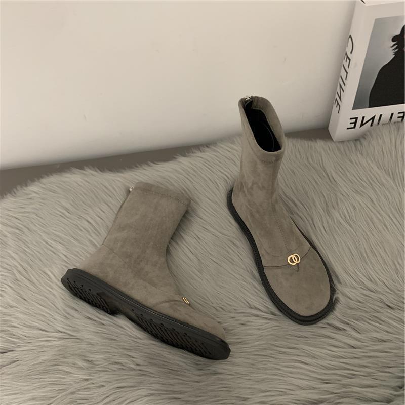 

Великолепные, удобные в носке ботинки Martin на плоской подошве Xiaoxiangfeng, женская обувь, удобные и универсальные, тонкие короткие ботинки на мягкой подошве 40