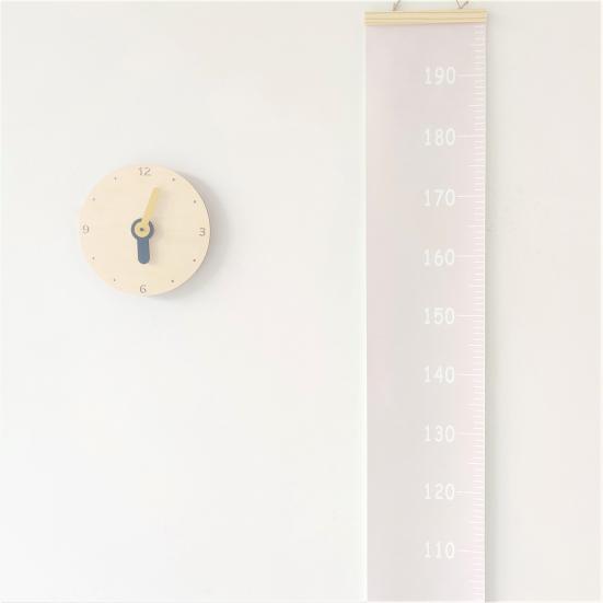 Growth Chart Removable Nordic Style Solid Color Height Measurement Ruler for Living Room