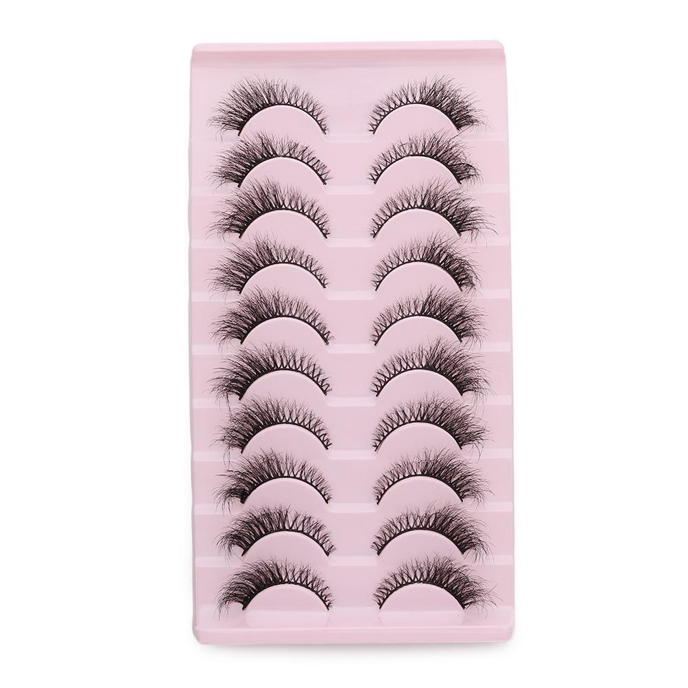 

Перекрестные небрежные ресницы кошачий глаз Ручные накладные ресницы Новые инструменты для макияжа глаз Наращивание ресниц 6D-F01