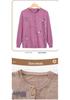 Grandma's Embroidered Knitted Cardigan for Middle-Aged and Elderly Ladies - Spring/Autumn Sweater Jacket for Women.