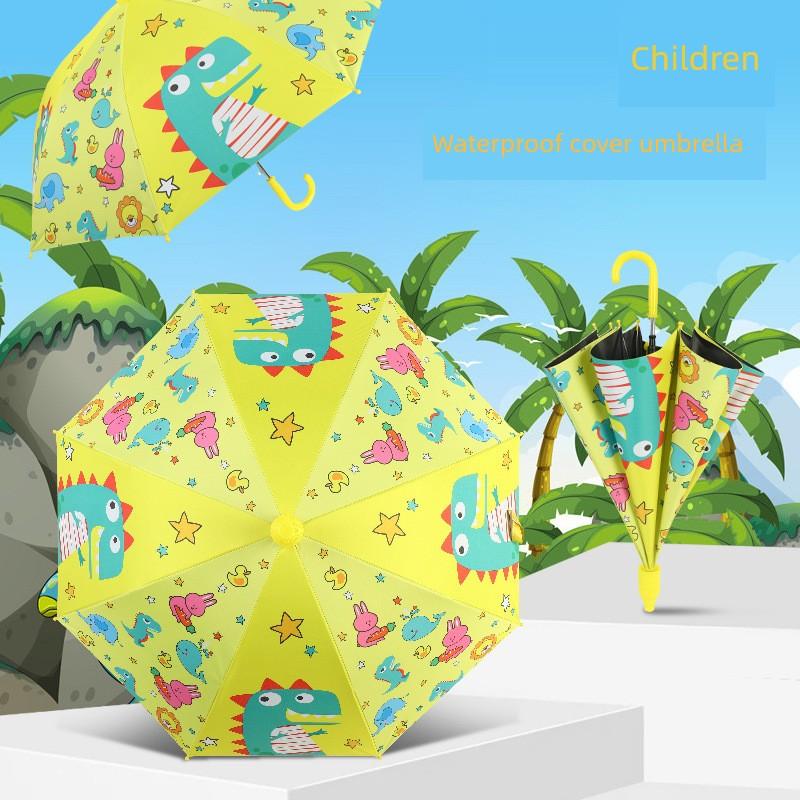 Children's Umbrella with Waterproof Cover, Vinyl Sun Protection, Automatic Sunshade Umbrella for Kindergarten and Primary School Students, Rain or