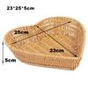Multipurpose Imitation Rattan Fruit Plate  Wedding Candy Flower Storage
