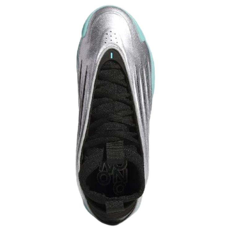 adidas Harden Vol.9 Comfortable Grip Mid Top Basketball Shoes Unisex Silver Black JS1028