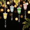 Fake Ice Clear Ice Christmas Ornaments Transparent Christmas Tree Decorations  New Year