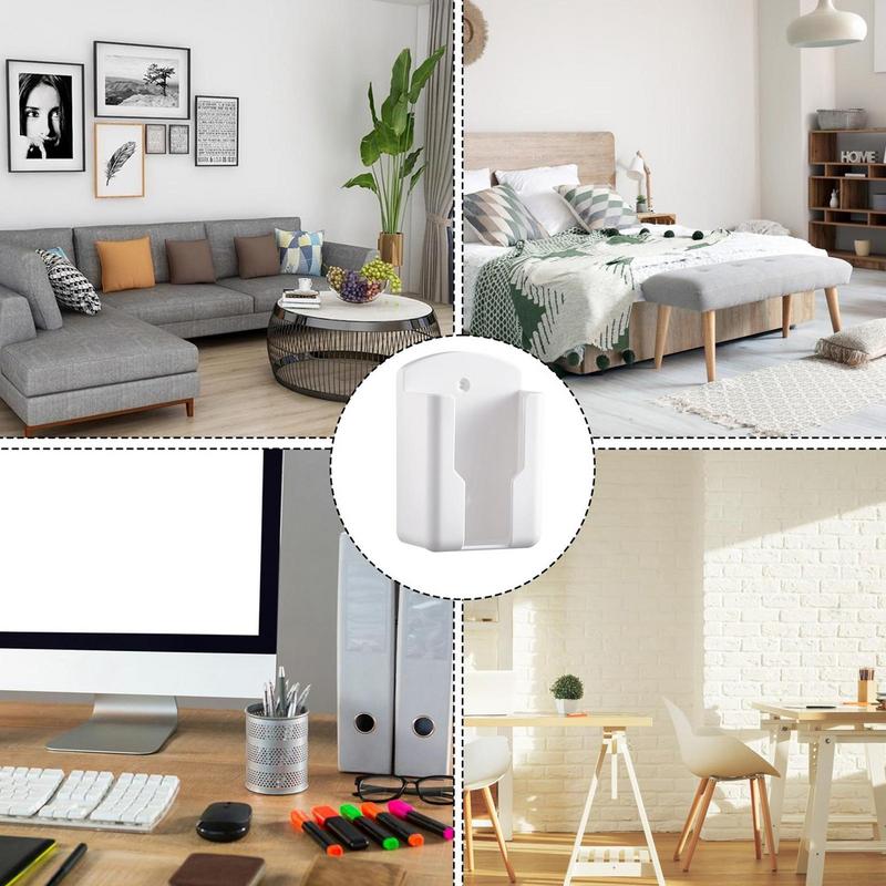 Wall Mounted Remote Control Holder Organizer Air Conditioner Storage Box TV Remote Control Phone Plug Charging Holder