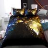3D Colorful Butterfly Bedding Set with High-definition Printed Quilt and Pillowcase 2/3pcs AU180 * 210 Full Size Soft Washable Home Textile