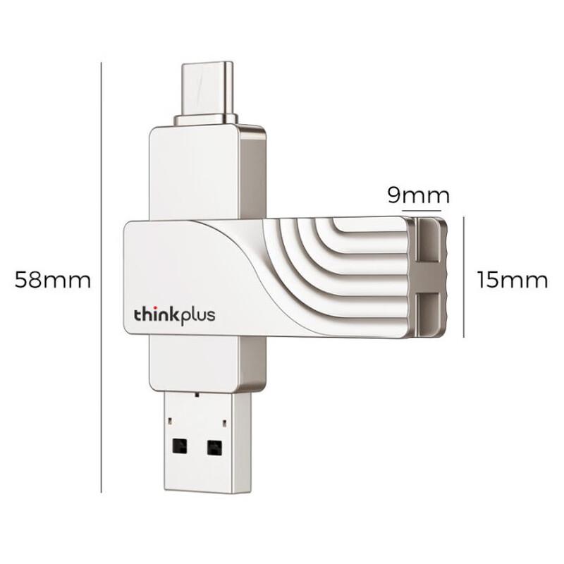 Lenovo Thinkplus Dual-Interface USB 3.0 & Type-C Flash Drive