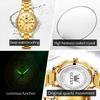 OLEVS 5567 Women's Quartz Watches Simple Elegant Large Digital Dial Ladies Wristwatch Stainless Steel Waterproof Watch for Women