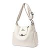 Soft Leather Large Capacity Crossbody Bag Women's Shoulder Bag Middle-aged Mother Bag