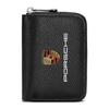 Leather Car Driver's License ID Card Bank Card Wallet Car Styling For Porsche Boxster Cayenne Panamera Macan Cayman 911 918 996 917 991
