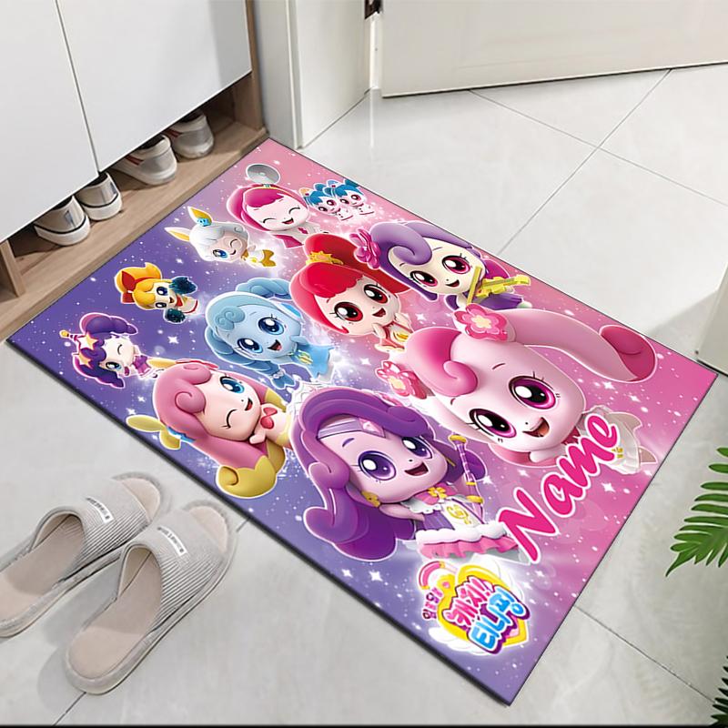 Custom Name Twinkle Catch Teenieping Printed Carpet, for Office Chair Living Room Bedroom Kitchen Room Decor Gifts.