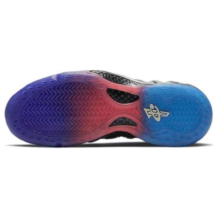 Nike Air Foamposite One QS Gradient Soles Men Sneakers Black Team-Royal Team-Orange CU8063-001