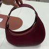 Single Shoulder Armpit Bag, Fashionable and Versatile, Exquisite Half Moon Shaped Staff, Hand-held Crescent Shaped Women's Dumpling Bag, Hand-held