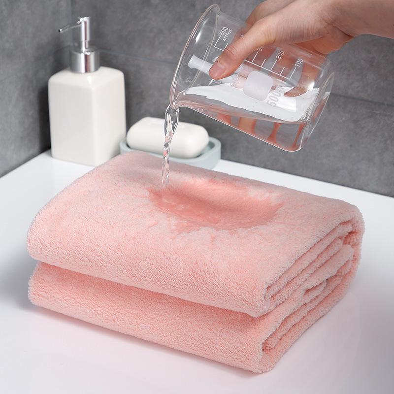 Extra Large Bath Towel 90X180CM Coral Velvet Adult Household Thickened Soft,quick To Dry, Absorbs Water, Household Blanket