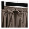 Plus Size Women's Trousers Spring and Autumn Drawstring Wide Leg Pant Suit Trousers Draped Casual Straight Trousers